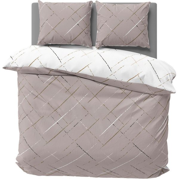 One Home Bettwäsche Stripes, Renforcé, 3 teilig, modern gestreift Streifen, Wende