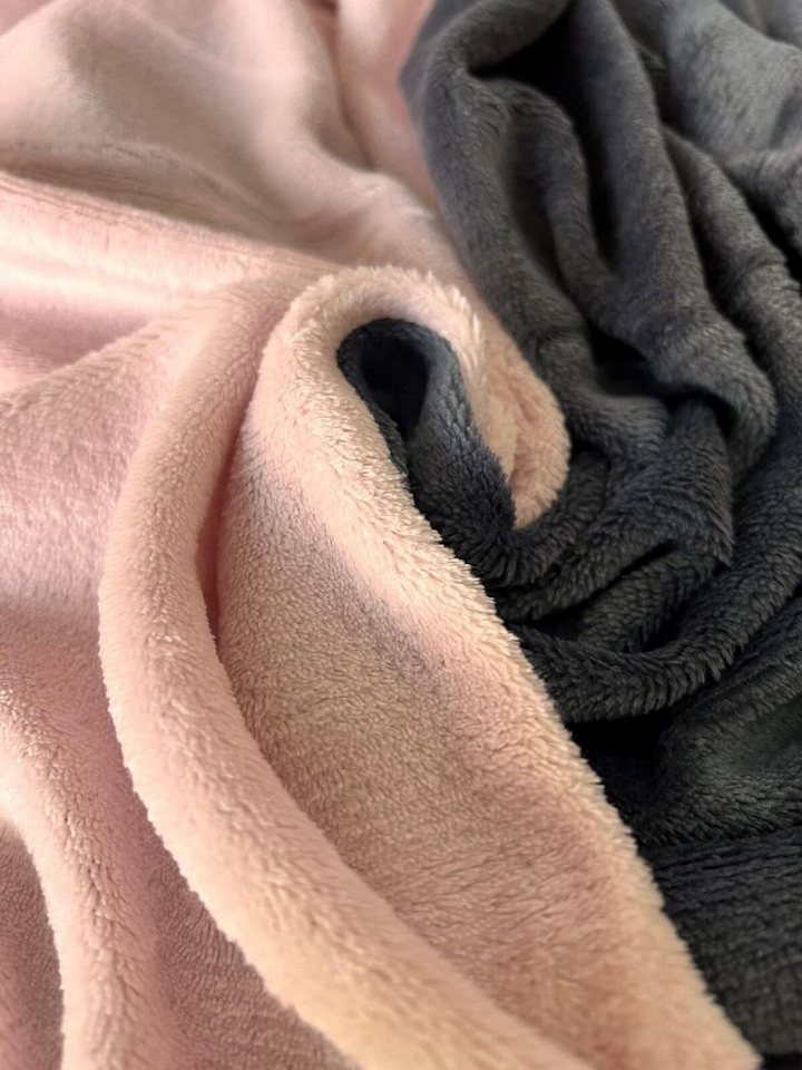 One Home Bettwäsche Winter Cashmere Touch, Fleece, 2 teilig, flauschig warmes Teddy Plüsch, Normalgröße – Bild 3 von 5