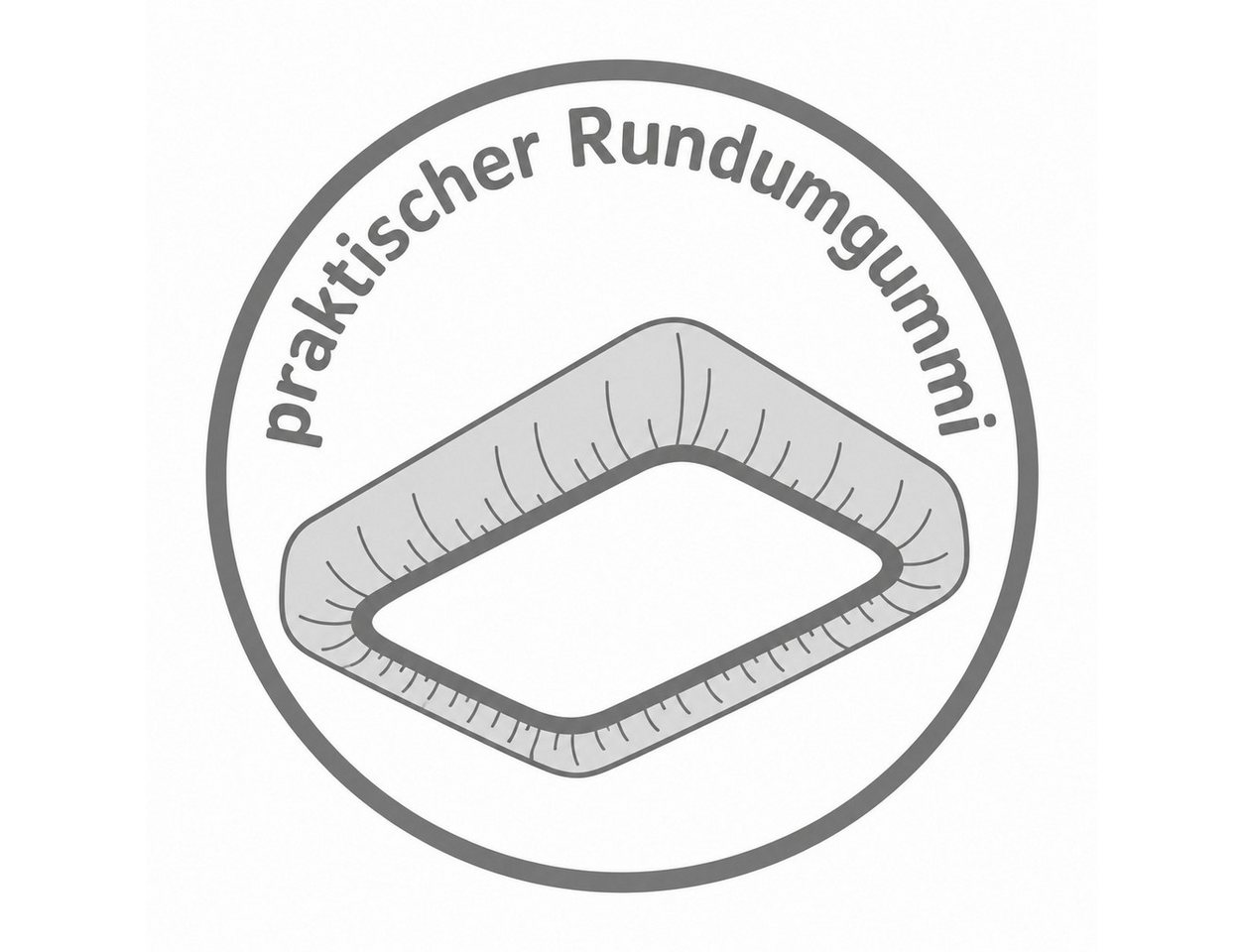 One Home Spannbettlaken Winter Cashmere Touch, Fleece, Gummizug: rundum, (1 Stück), flauschig weich warmes Teddy Plüsch – Bild 5 von 5