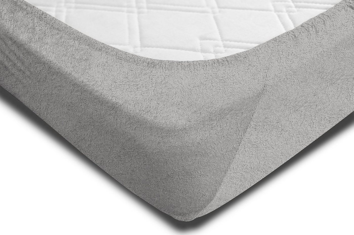 One Home Spannbettlaken Winter, Frottee, Gummizug: rundum, (1 Stück), Single Pack, flauschig warm weich – Bild 2 von 3