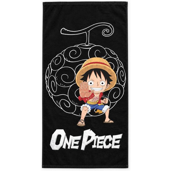 One Piece Anime Strandtuch One Piece Monkey D Ruffy Mikrofaser Strandtuch Handtuch Badetuch, 70x140 cm