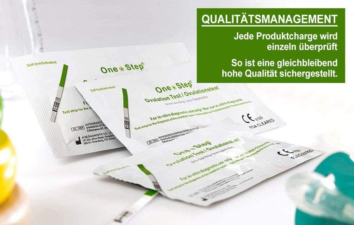 One+Step Ovulationstest Kombipaket 50 Ovulationstests und 20 Schwangerschaftstests, 70-tlg. – Bild 4 von 5