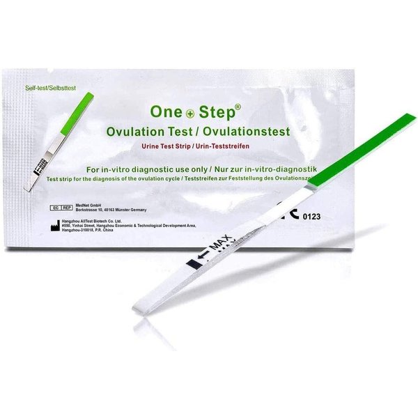 One+Step Ovulationstest Ovulationstest mit optimaler Sensitivität 20 miu/ml, 50-tlg.