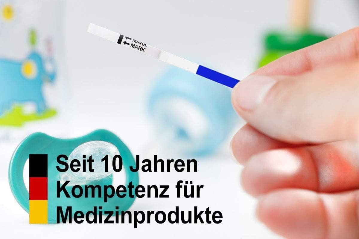 One+Step Schwangerschaftstest ultraempfindlicher Schwangerschaftstest Urintest – Frühtest 10 miu/ml, 5-tlg., Frühtest 10 miu/ml – Bild 2 von 5