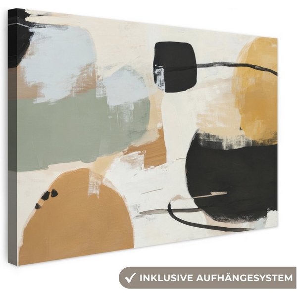 OneMillionCanvasses® Leinwandbild Farbe - Abstrakt - Farben, Fotodruck (1 St), Leinwand Canvas Wandbild, Wanddekoration 20x30 cm