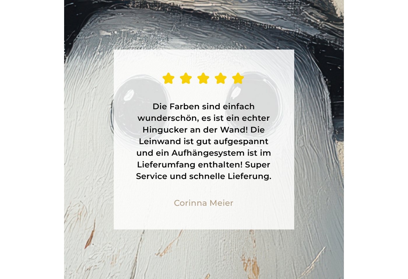 OneMillionCanvasses® Leinwandbild Halloween - Geist - Hexenhut - Abstrakt - Grau, Fotodruck (1 St), Wandbild, Deko Schlafzimmer Wohnzimmer Flur 20x20 cm – Bild 5 von 5