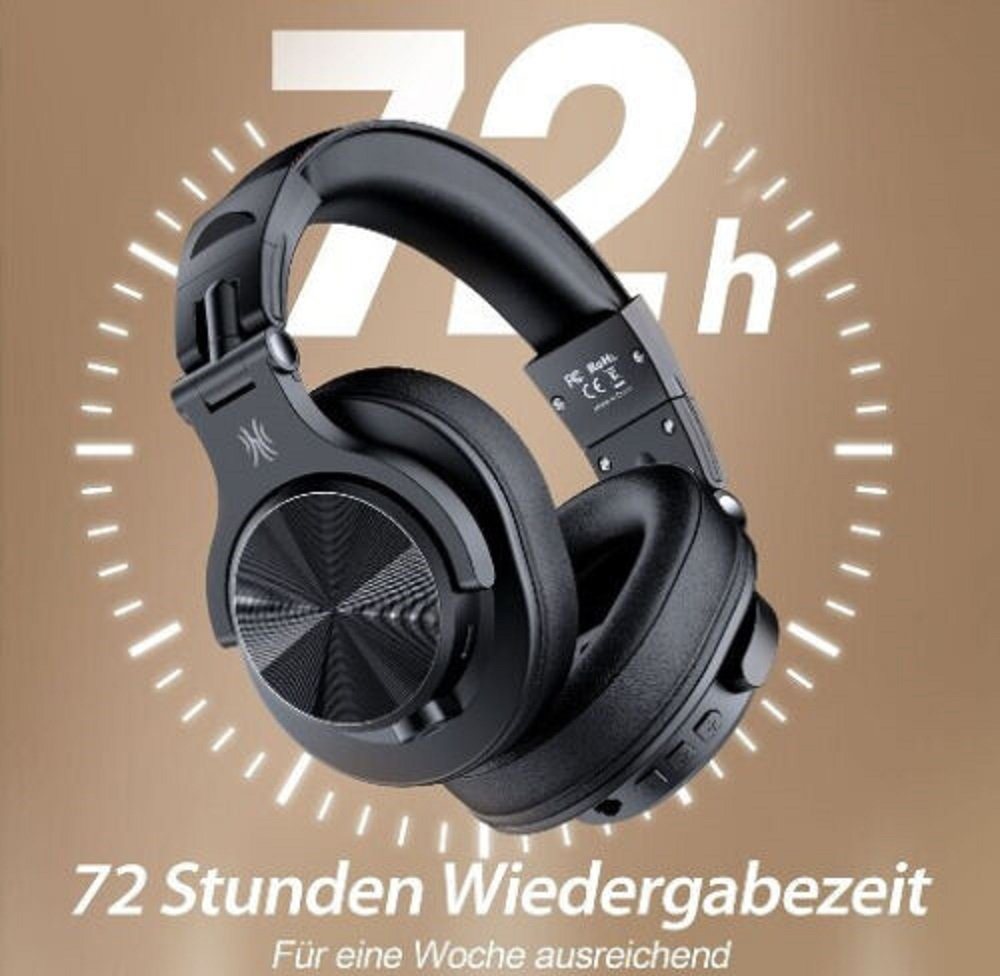 OneOdio A70 schwarz Bluetooth Headset Musik DJ High-Resolution Kopfhörer – Bild 3 von 5
