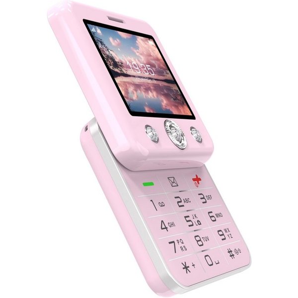 Onestyle Diamond Design-Mobiltelefon, Social-Media Funktionen, 4G, Dual-SIM Handy (Tik-Tok, Youtube, Facebook, Kamera)