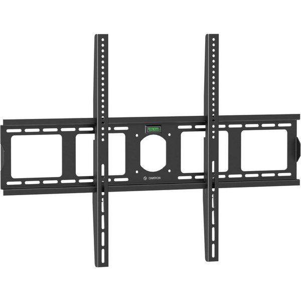 ONKRON TV-Wandhalterung 55-100 Zoll, bis 80 kg, VESA 75x75-800x600, UF4-B, (bis 100,00 Zoll, fest, flach, ultra slim, integrierte Wasserwaage)