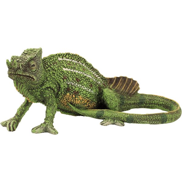 Online-Fuchs Gartenfigur Chamäleon Eidechse Leguan Reptil Teichdeko Größe wählbar wetterfest, (witterungsbeständig, Garten), Maße kleines ca. 24x11x10 cm, große