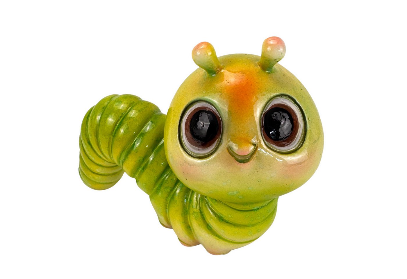 Online-Fuchs Gartenfigur Regenwurm, Raupe für außen - farbenfrohe Deko Figuren, Tiere, (farbenfroh, süßes Design), aus langlebigem Kunstharz gefertigt, wetterfe – Bild 2 von 5