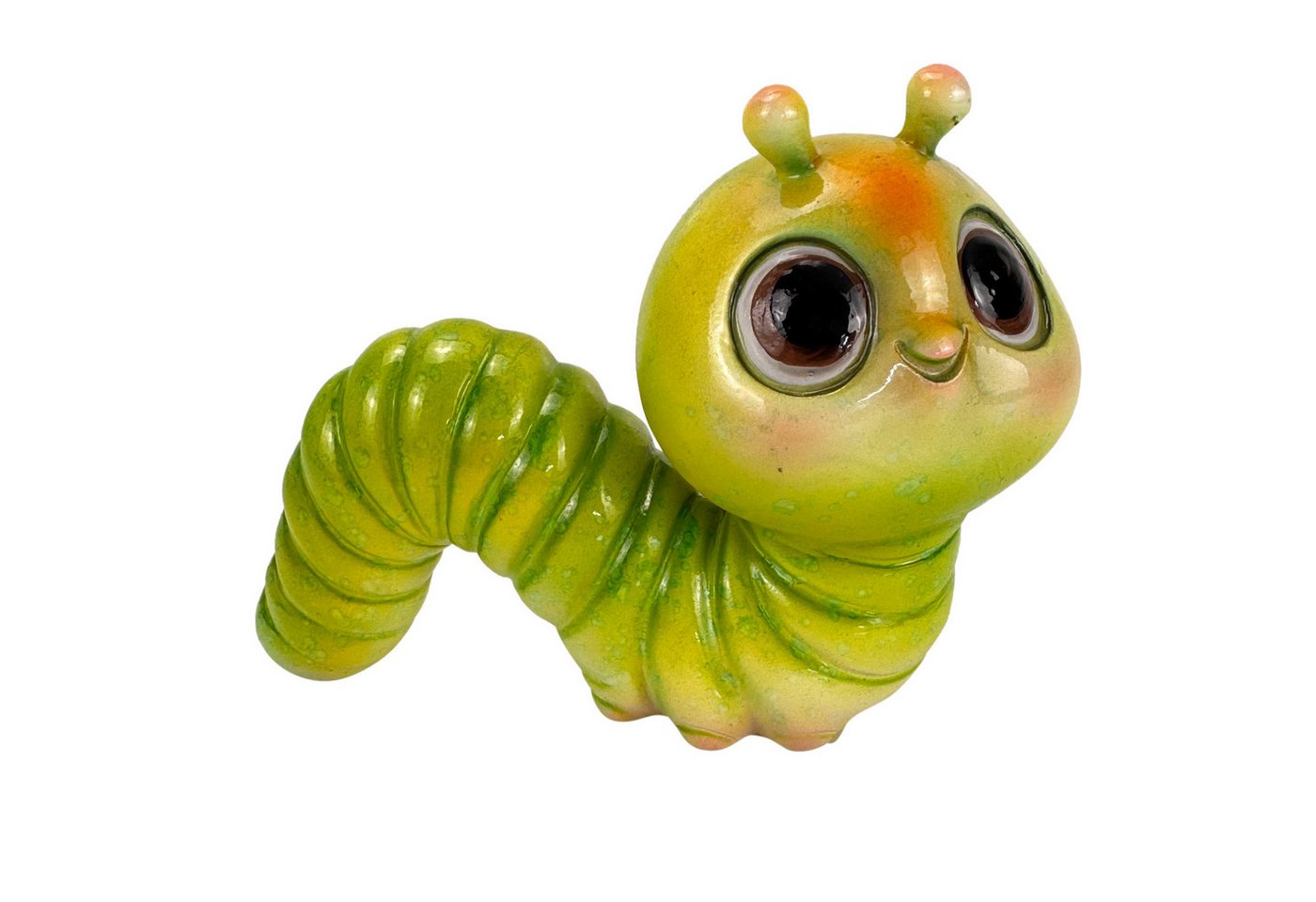 Online-Fuchs Gartenfigur Regenwurm, Raupe für außen - farbenfrohe Deko Figuren, Tiere, (farbenfroh, süßes Design), aus langlebigem Kunstharz gefertigt, wetterfe – Bild 4 von 5
