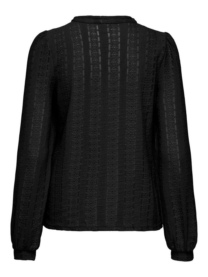 ONLY Blusenshirt ONLMELANIE L/S SPLIT TOP JRS – Bild 3 von 3
