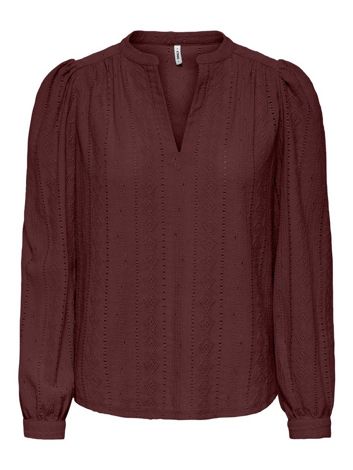 ONLY Blusenshirt ONLMINNA L/S TOP JRS Kunstfaser, regular fit – Bild 4 von 5