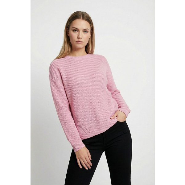 ONLY CARMAKOMA Strickpullover CARMILOUZ LS RIB PULLOVER KNT