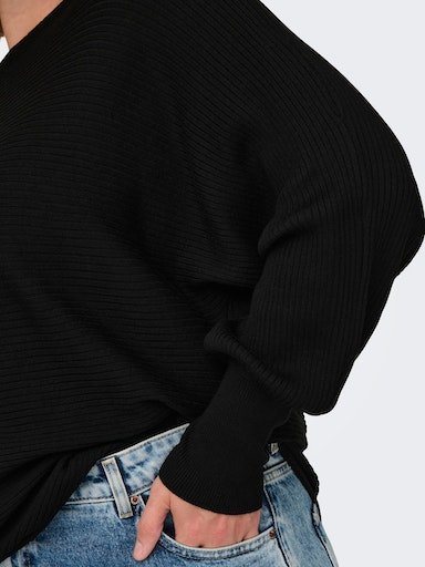 ONLY CARMAKOMA Strickpullover CARNEW ADALINE LIFE L/S PULLOVER KNT Viskosemischung – Bild 3 von 5