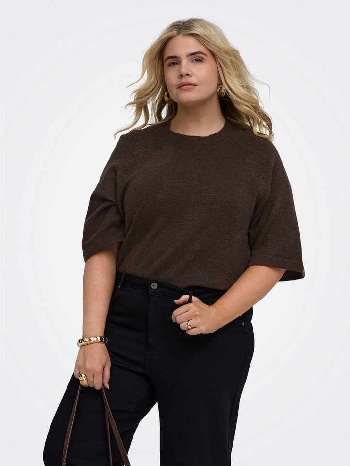 ONLY CARMAKOMA Strickpullover CARSIMONI 3/4 PULLOVER KNT NOOS Materialmix, regular fit – Bild 2 von 5