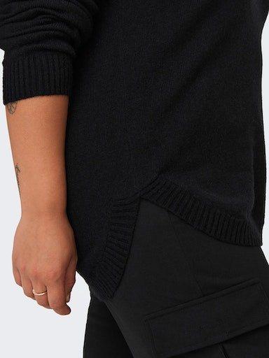 ONLY CARMAKOMA V-Ausschnitt-Pullover CARMARGARETA LS PULLOVER KNT NOOS Viskosemischung, regular fit – Bild 3 von 5