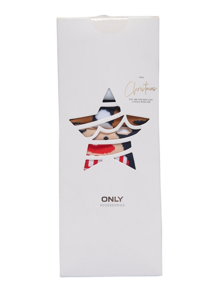 ONLY Freizeitsocken ONLCHRISTMAS HEAVY 3-PACK SOCK ACC (Packung, 3-Paar) – Bild 3 von 3