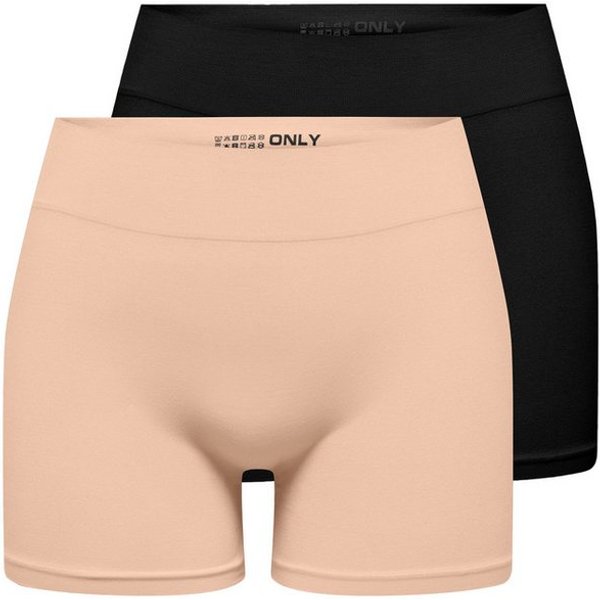 ONLY Hotpants ONLVICKY S-LESS MINI SHORTS 2-PACK (Packung, 2-tlg)