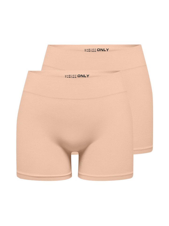 ONLY Hotpants ONLVICKY S-LESS MINI SHORTS 2-PACK (Packung, 2-tlg) – Bild 4 von 5