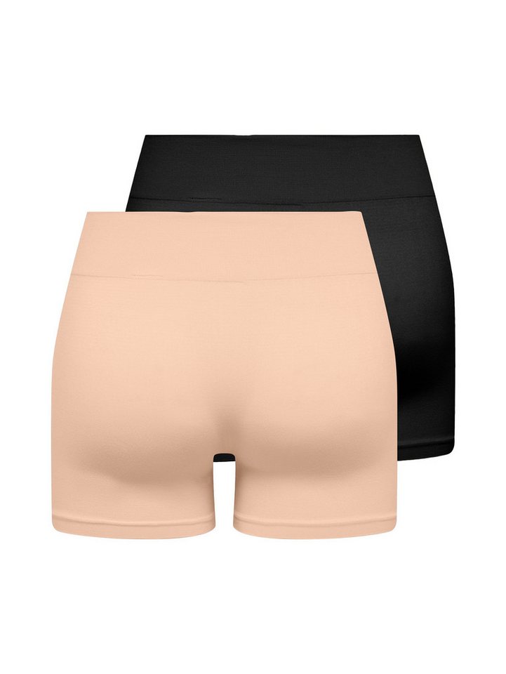 ONLY Hotpants ONLVICKY S-LESS MINI SHORTS 2-PACK (Packung, 2-tlg) – Bild 5 von 5