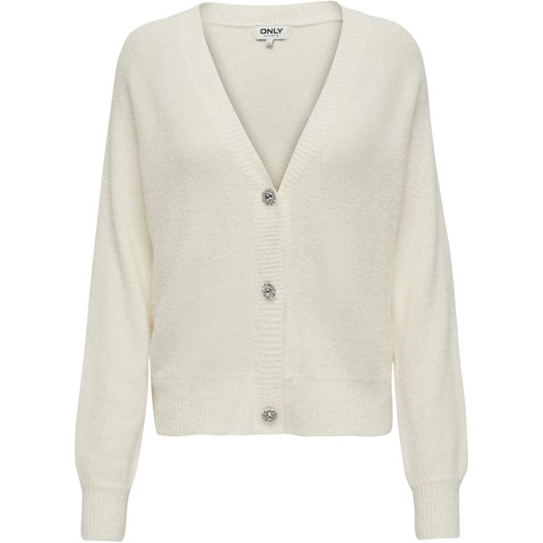 ONLY Kurzjacke 2026 4_PREFALL weiß,Casual,Nylon,Unifarben,V-Ausschnitt,Lang,Regular Fit