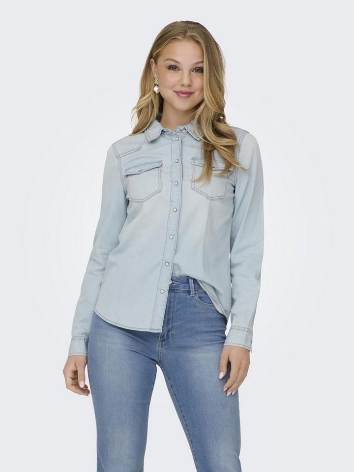 ONLY Langarmbluse ONLAlexa (1-tlg) Plain/ohne Details – Bild 3 von 5