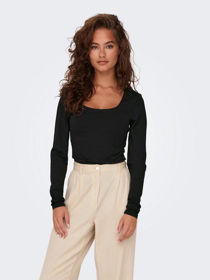 ONLY Langarmshirt ONLEa (1-tlg) Plain/ohne Details – Bild 3 von 5