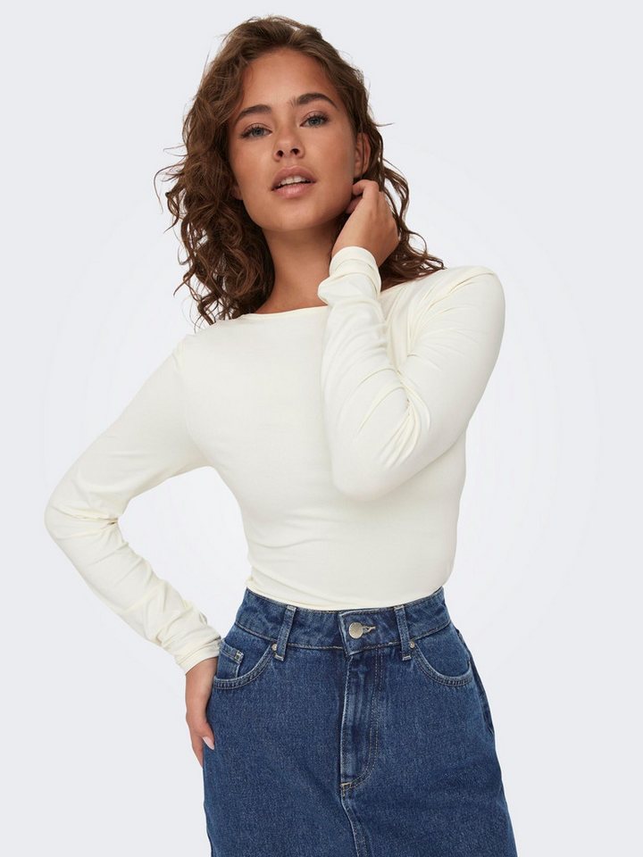 ONLY Langarmshirt ONLEA (1-tlg) Plain/ohne Details – Bild 2 von 5