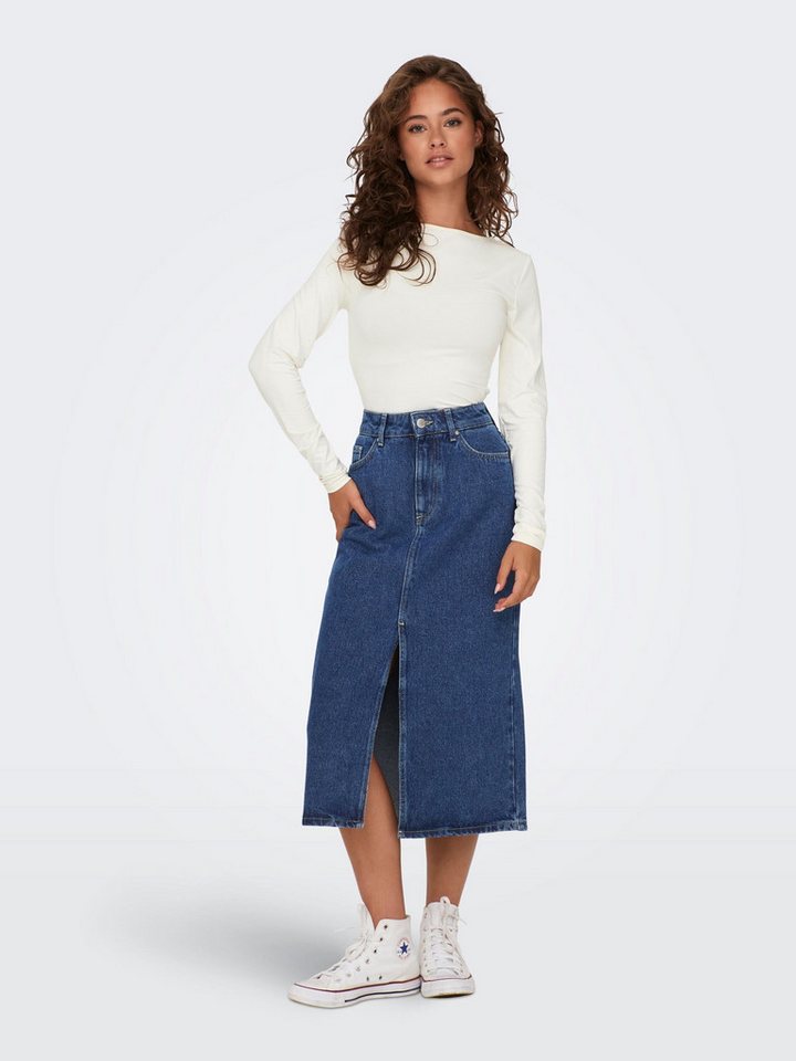 ONLY Langarmshirt ONLEA (1-tlg) Plain/ohne Details – Bild 3 von 5