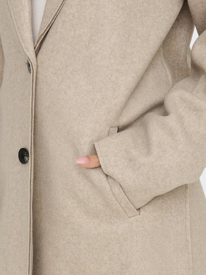 ONLY Langmantel ONLCARRIE BONDED COAT OTW NOOS Polyester, lässig weit – Bild 3 von 5