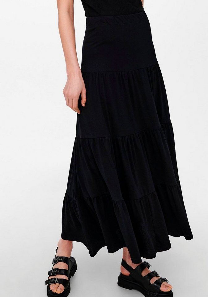 ONLY Maxirock ONLMAY MAXI SKIRT Baumwolle, mit Volant – Bild 2 von 5