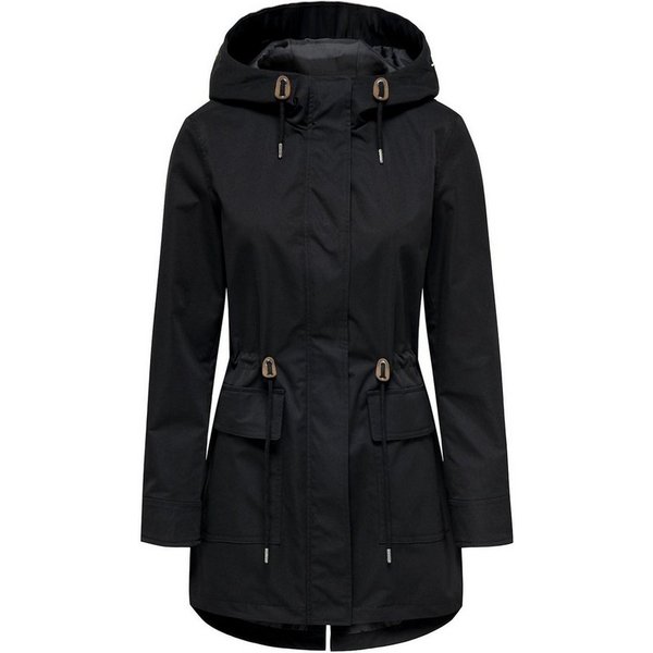 ONLY Parka ONLLouise Parkastyle, mit Kapuze und Taillenzugband
