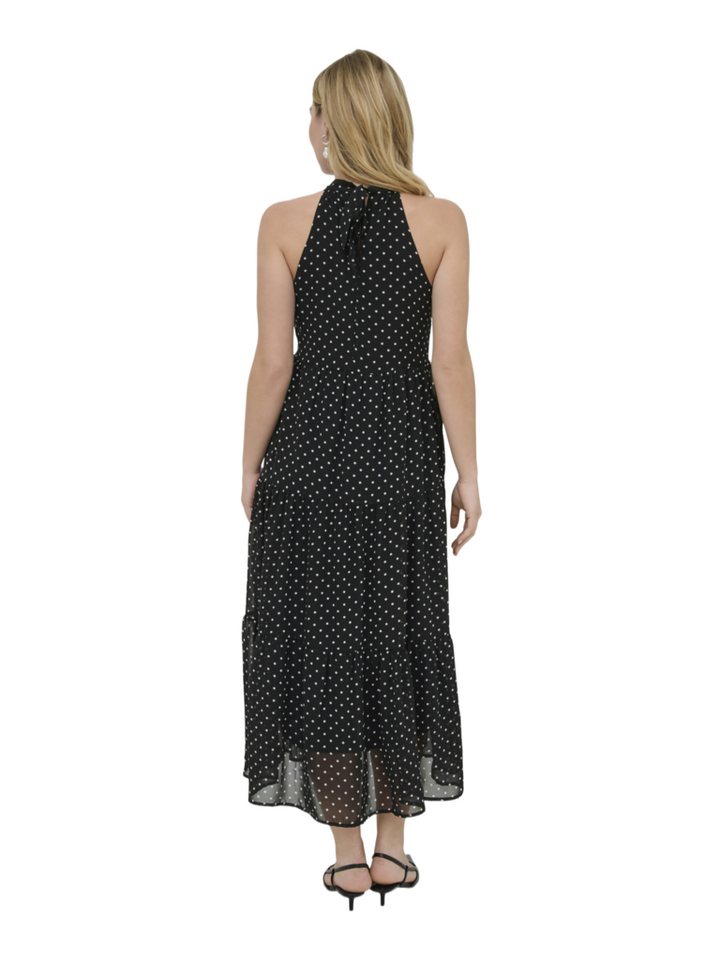 ONLY Partykleid 2026 2_SPRING2 schwarz,Casual,Polyester,Gepunktet,Neckholder,Ärmellos,Casual Fit – Bild 5 von 5