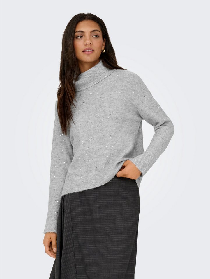 ONLY Rollkragenpullover ONLARIZONA LS SEQUINS ROLLNECK PULL KNT – Bild 2 von 5