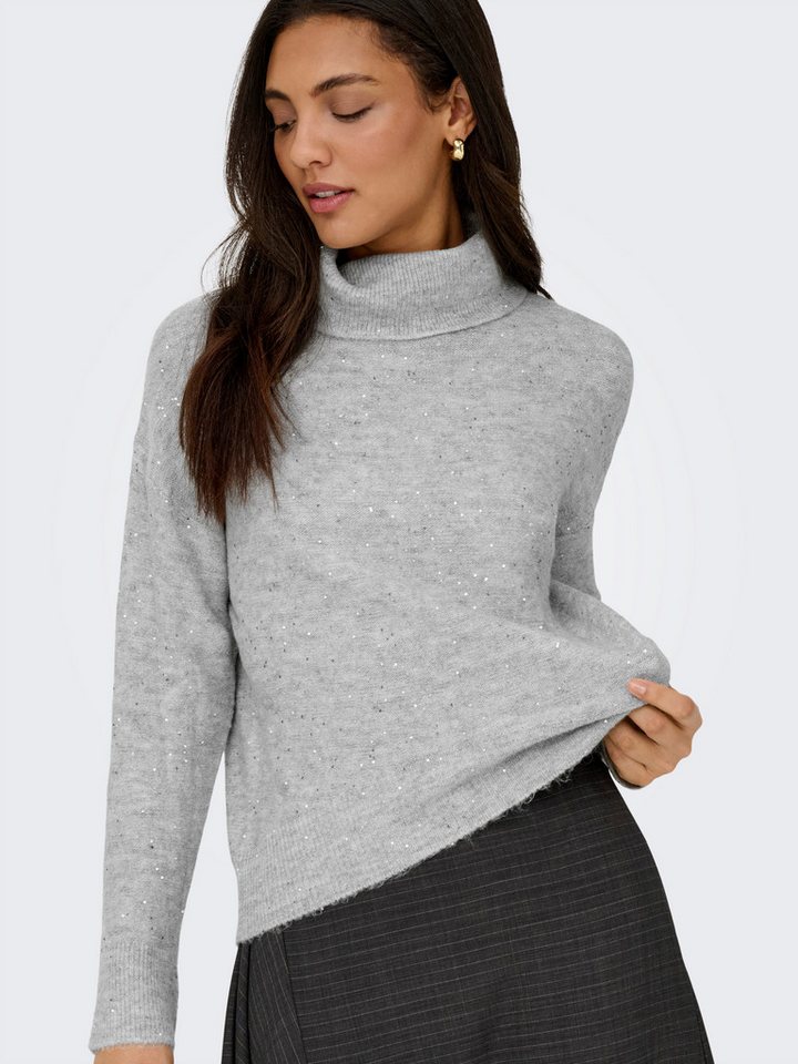 ONLY Rollkragenpullover ONLARIZONA LS SEQUINS ROLLNECK PULL KNT – Bild 3 von 5
