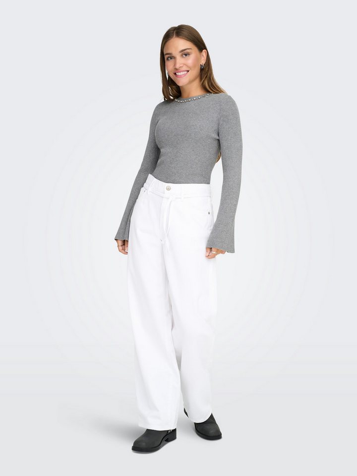 ONLY Rundhalspullover ONLNATASCHA LS BLING O-NECK CC KNT – Bild 4 von 5