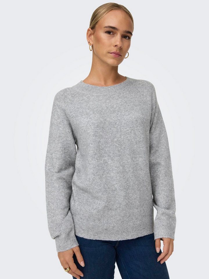 ONLY Rundhalspullover ONLRICA LIFE L/S PULLOVER KNT NOOS Materialmix, regular fit – Bild 4 von 5