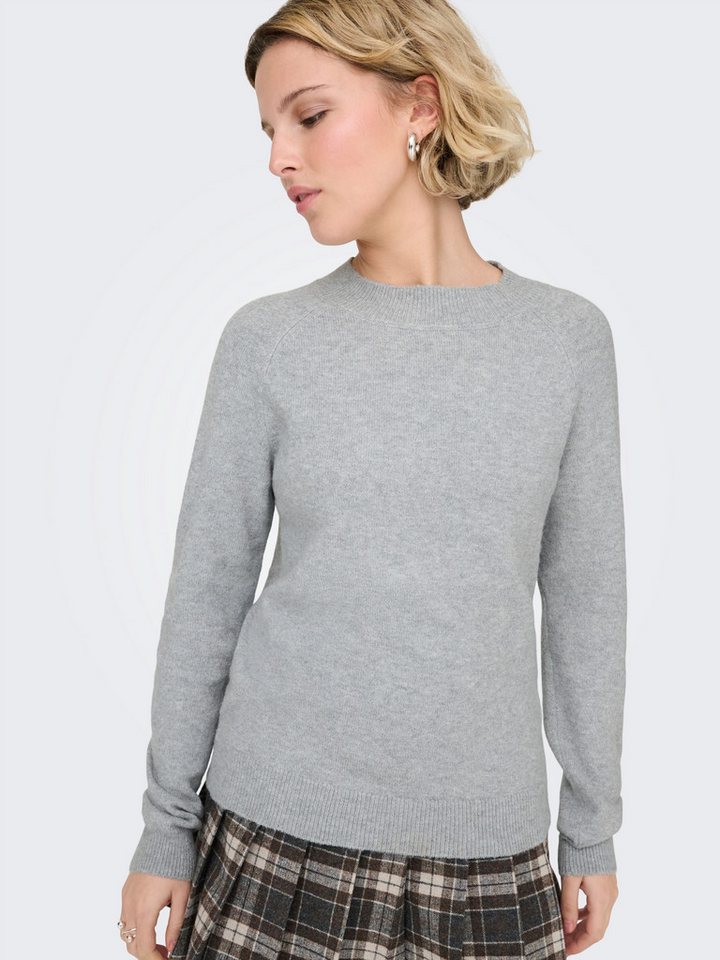 ONLY Rundhalspullover ONLRICA LIFE L/S PULLOVER KNT NOOS Materialmix, regular fit – Bild 5 von 5
