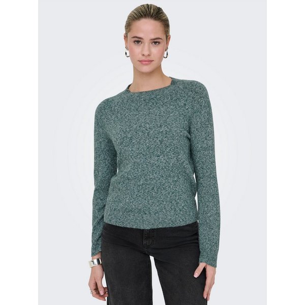 ONLY Rundhalspullover ONLRICA LIFE L/S PULLOVER KNT NOOS Materialmix, regular fit