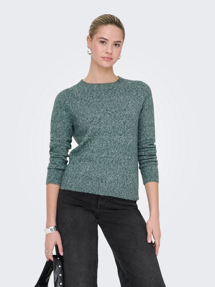 ONLY Rundhalspullover ONLRICA LIFE L/S PULLOVER KNT NOOS Materialmix, regular fit – Bild 3 von 5
