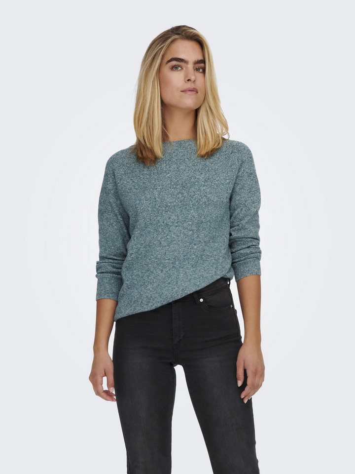 ONLY Rundhalspullover ONLRICA LIFE L/S PULLOVER KNT NOOS Materialmix, regular fit – Bild 4 von 5