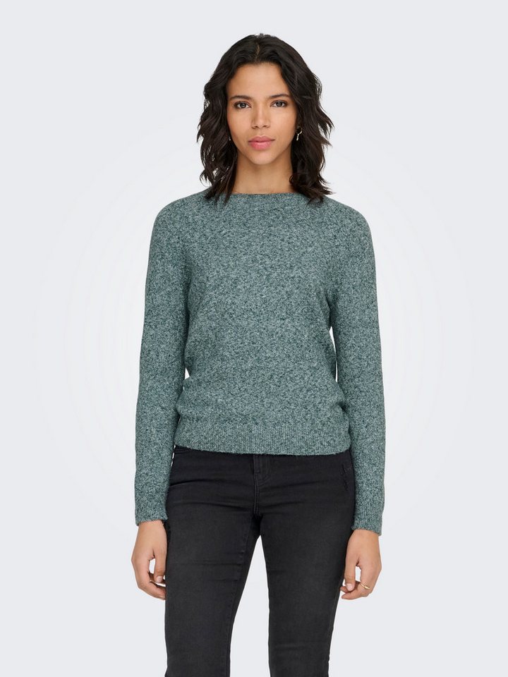 ONLY Rundhalspullover ONLRICA LIFE L/S PULLOVER KNT NOOS Materialmix, regular fit – Bild 5 von 5
