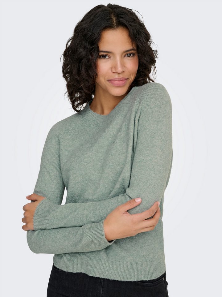 ONLY Rundhalspullover ONLRICA LIFE L/S PULLOVER KNT NOOS Materialmix, regular fit – Bild 5 von 5