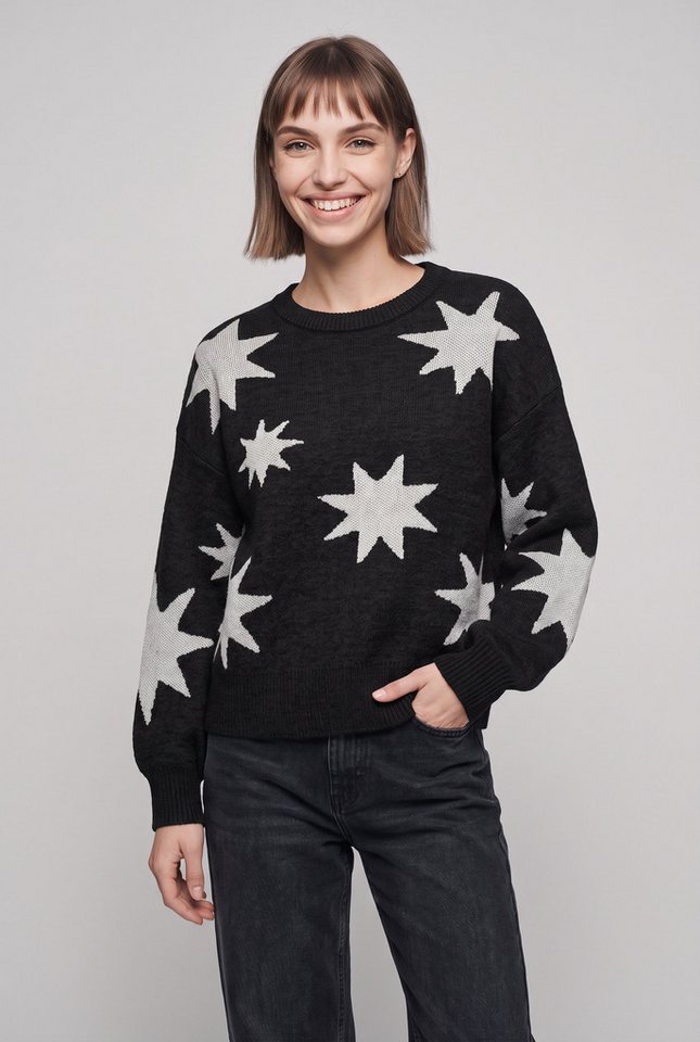 ONLY Rundhalspullover ONLROSIE LS O-NECK GLITTER KNT – Bild 2 von 5