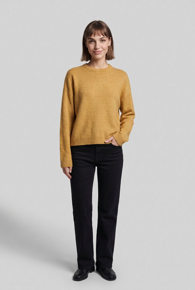 ONLY Rundhalspullover ONLSIMONI L/S O-NECK PULLOVER KNT NOOS Materialmix, regular fit – Bild 4 von 5