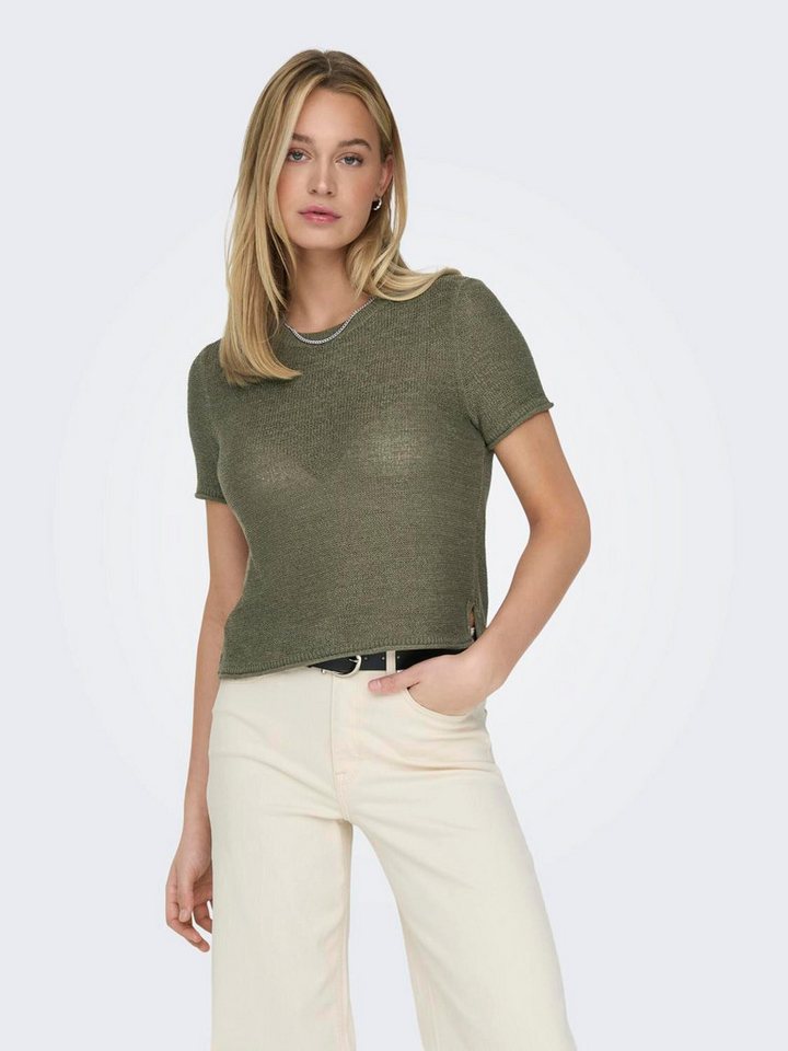 ONLY Rundhalspullover ONLSunny (1-tlg) Plain/ohne Details – Bild 4 von 5