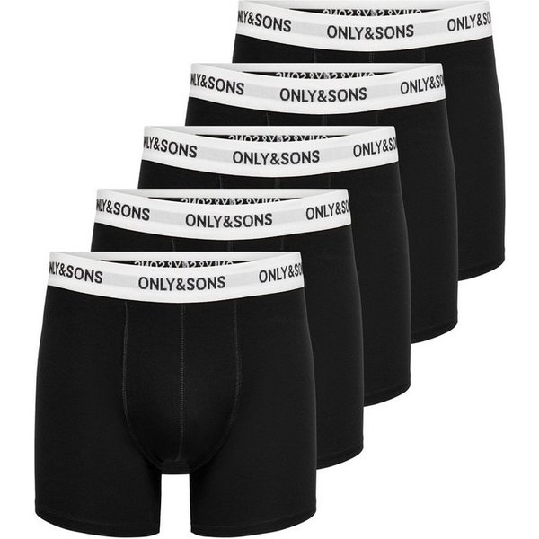 ONLY & SONS Boxershorts ONSTREY SOLID BOXER 5PACK OTL (Packung, 5-St)