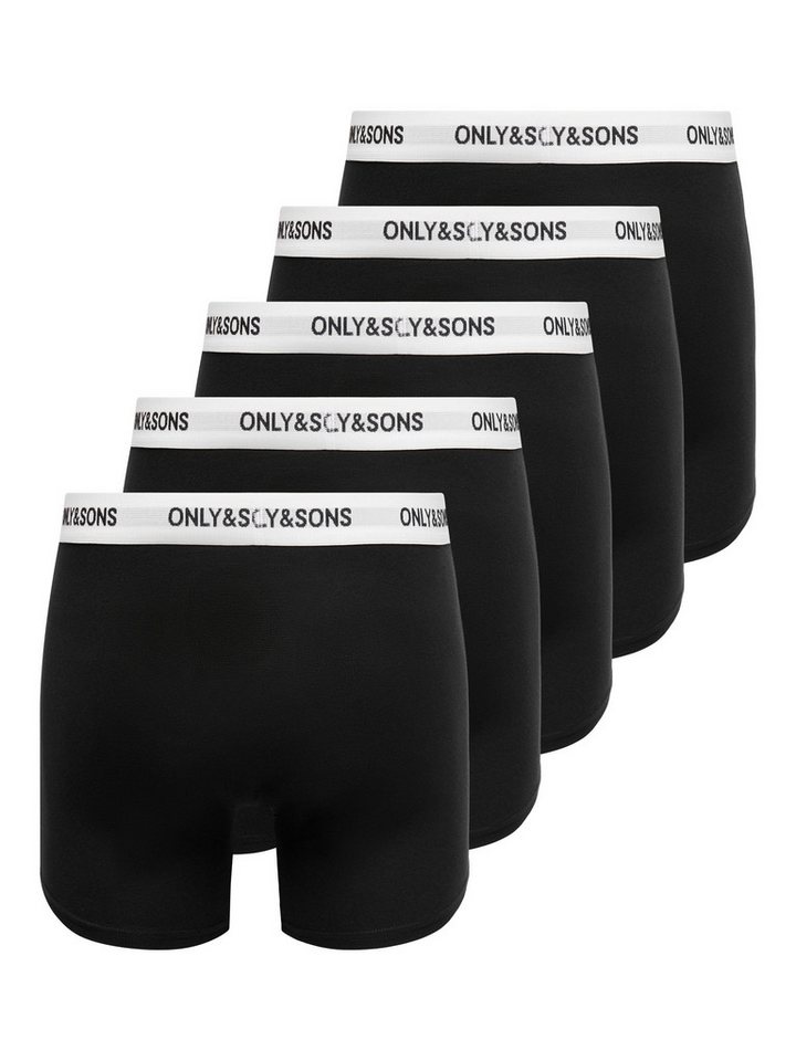 ONLY & SONS Boxershorts ONSTREY SOLID BOXER 5PACK OTL (Packung, 5-St) – Bild 2 von 4